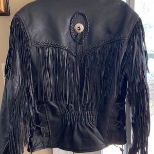 Vintage Lance Moto Jacket with Fringe, amazing condition ✨
